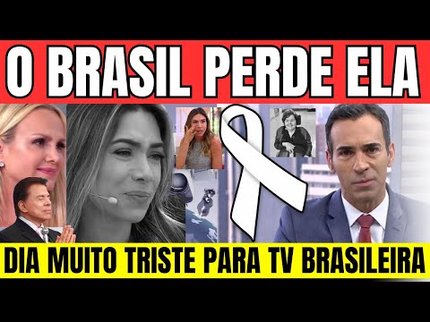 O BRASIL NÃO ESTAVA PREPARADO ELA PARTIU HOJE. FILHA DE SILVIO SANTOS, PATRICIA ABRAVANEL EMOCIONA