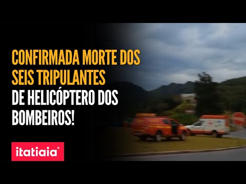 TODOS OCUPANTES DE HELICÓPTERO DOS BOMBEIROS MORRERAM APÓS AERONAVE BATER EM PAREDÃO!