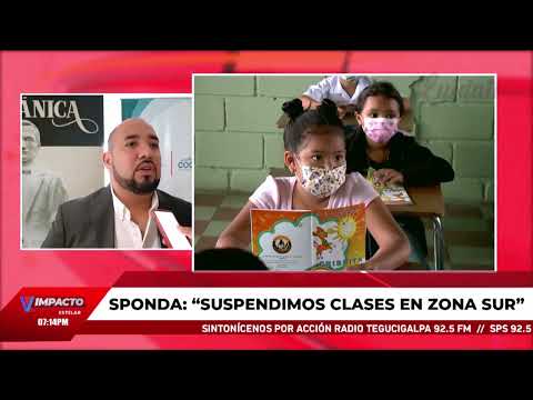 Sector educativo suspenderá clases por tormenta Pilar