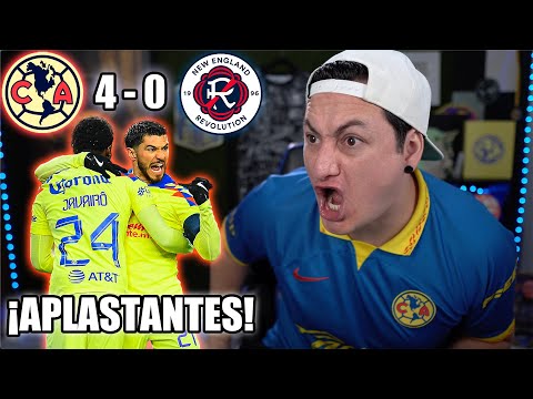 ¡AMÉRICA DESTROZÓ EN CONCACHAMPIONS Y ESTÁ EN SEMIS! Reacciones New England Revolution 0-4 Ame?rica