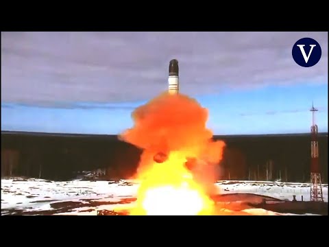 Rusia prueba su nuevo misil balístico Sarmat: El más potente y con mayor alcance del mundo