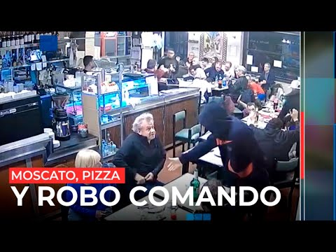 Golpe comando en una pizzería en Boedo - MOSCATO, PIZZA Y ROBO