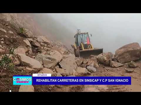 Otuzco: Rehabilitan carreteras en Sinsicap y C.P. San Ignacio
