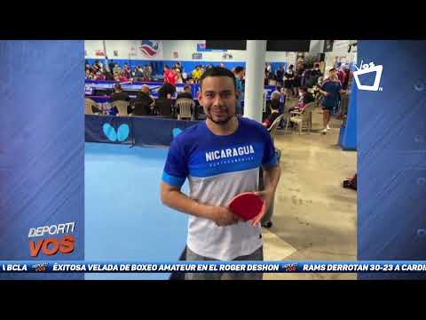 Mario Álvarez, destacado atleta de tenis de mesa, representará a Nicaragua en el US Open