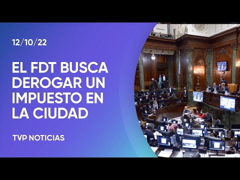 El FdT busca derogar el impuesto a tarjetas de crédito en CABA