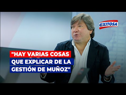 Jorge Valdez: Hay varias cosas que explicar de la gestión de Muñoz