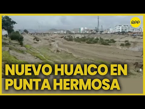 Emergencia en Perú: Nuevo huaico se registra en Punta Hermosa