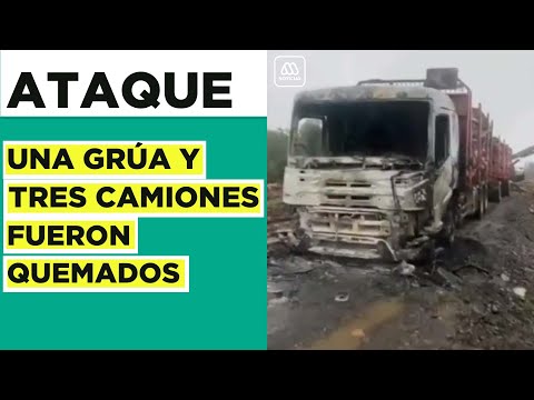 Ataque incendiario en Villarrica: Se encontraron panfletos alusivos a miembros de la CAM detenidos