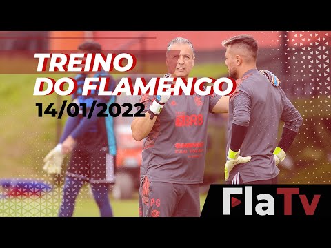 TREINO FLAMENGO – Preparação para jogo-treino contra o Nova Iguaçu