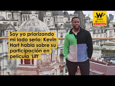 Soy yo priorizando mi lado serio: Kevin Hart habla sobre participación en película ‘Lift’