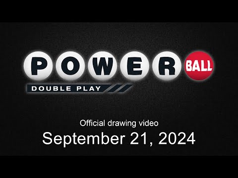 Powerball Double Play drawing for September 21, 2024