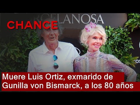 Muere Luis Ortiz, exmarido de Gunilla von Bismarck, a los 80 años