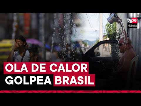 Ola de calor golpea Brasil y deja sensación térmica de 62,3 ºC en Río