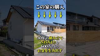 積立NISAより600万円お金を生み出す家【注文住宅】