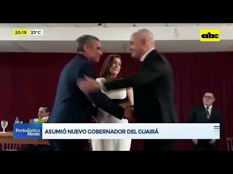 Asumió nuevo gobernador del Guairá