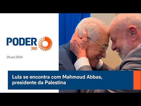 Lula se encontra com Mahmoud Abbas, presidente da Palestina