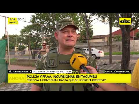 Policía y FF.AA incursionan en Tacumbú