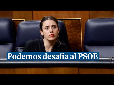 Unidas Podemos desafía al PSOE con enmiendas a su propuesta de la ley del 'sólo sí es sí'