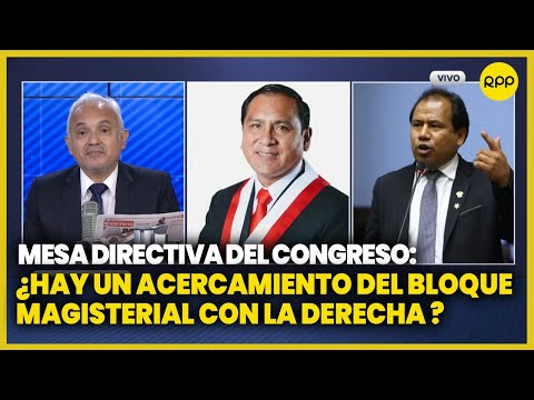 Mesa Directiva del Congreso: Flavio Cruz y Edgar Tello dan detalles de la postulación