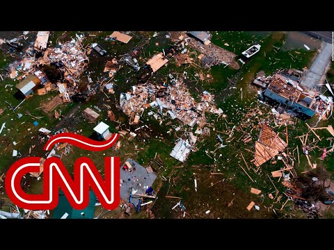 El huracán Laura deja daños y destrozos luego de tocar tierra en Louisiana