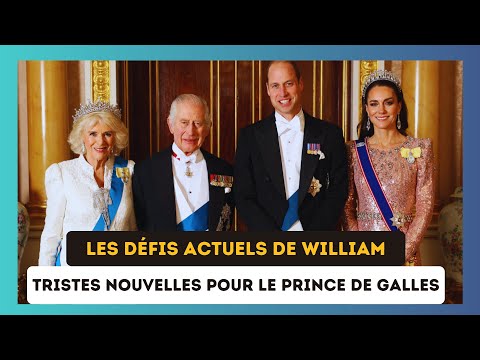 Kate Middleton face au cancer, Charles III affaibli, des enfants a? e?lever   William au plus mal