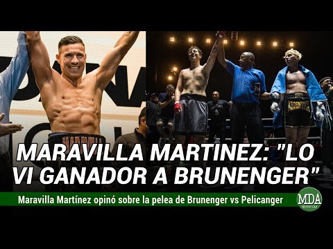 MARAVILLA MARTINEZ opinó de la PELEA de BRUNGER vs PELICANGER: “Para mí GANÓ BRUNO”