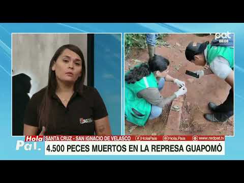 4.500 Peces muertos en la Represa Guapomó