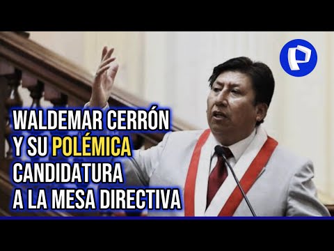 Waldemar Cerrón: eventual candidato a la Mesa Directiva que desata odios y pasiones