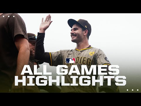 Highlights from ALL games on 7/25! (Padres Dylan Cease throws no-no! Mets walk-off vs Braves)