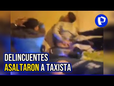 Chorrillos: serenos y policías detienen a delincuentes que robaron a taxista por aplicativo
