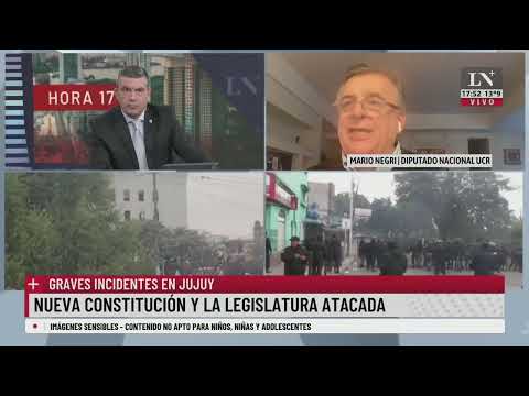 Incidentes en Jujuy; la palabra de Mario Negri con Pablo Rossi