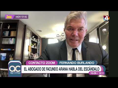 Algo Contigo - Fernando Burlando habló de Facundo Arana: Cayó en un pozo muy profundo