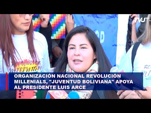 Organización Nacional Revolución Millenials, juventud Boliviana apoya al Presidente Luis Arce