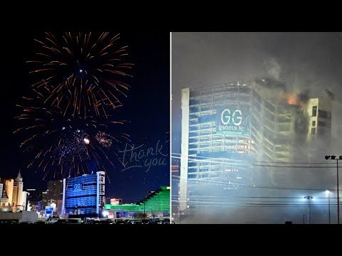 Implosionan icónico hotel de Las Vegas: lo que pasó antes es increíble