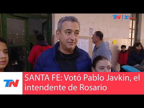 SANTA FE: Tenemos que ser una ciudad más escuchada Votó Pablo Javkin, intendente de Rosario