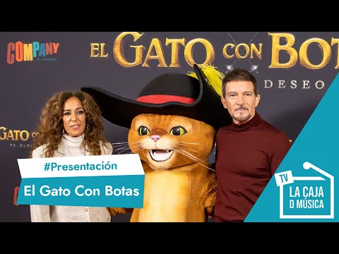 PRESENTACIÓN | EL GATO CON BOTAS llega a los cines con ANTONIO BANDERAS y ROSARIO FLORES