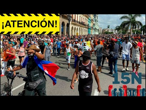 COBERTURA ESPECIAL MANIFESTACION EN CUBA 15N?? ALAIN PAPARAZZI CUBANO