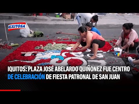 Iquitos: Plaza José Abelardo Quiñonez fue centro de celebración de fiesta patronal de San Juan