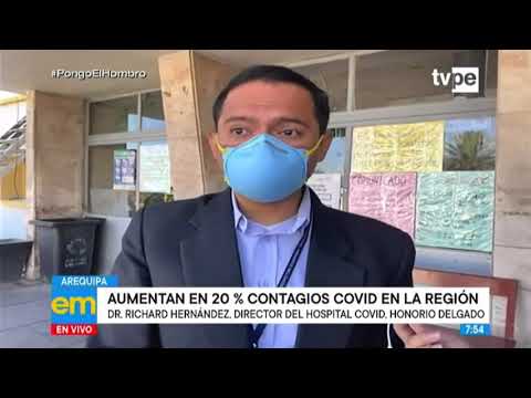 Arequipa: aumentan en un 20% los contagios COVID-19 en la región