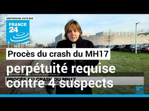 Procès du crash du MH17 : perpétuité requise contre les suspects • FRANCE 24