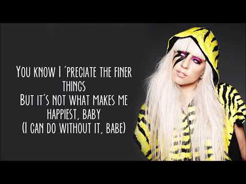 Lady Gaga - Money Honey [Lyrics]