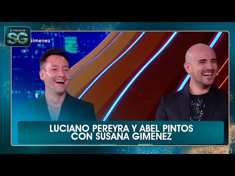 La reacción a la visita de Luciano Pereyra y Abel Pintos - #SusanaGimenez