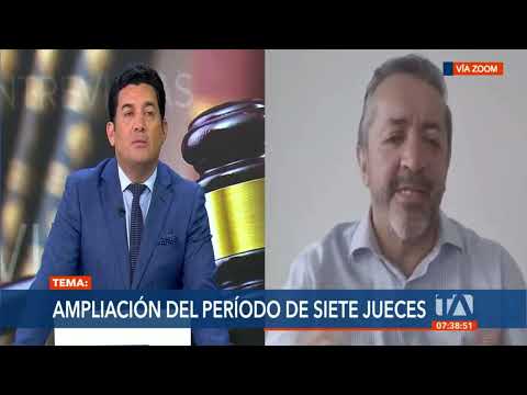Ramiro García: La ampliación del periodo de jueces en la Corte Nacional de Justicia es ilegal
