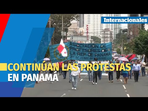 Las protestas se mantienen tras el fracaso de las negociaciones en Panamá