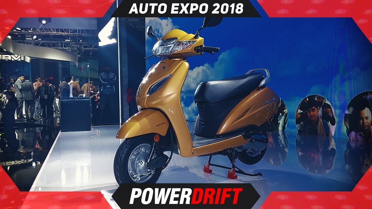 2018 Honda Activa 5G @ Auto Expo : PowerDrift