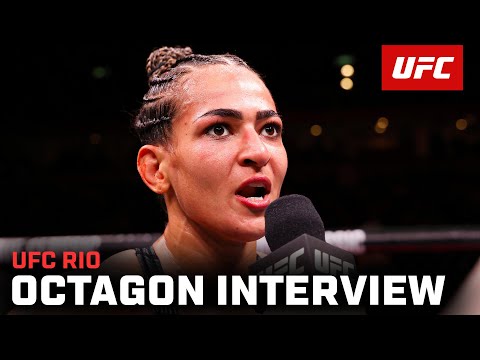 Bia Mesquita Octagon Interview | UFC Rio