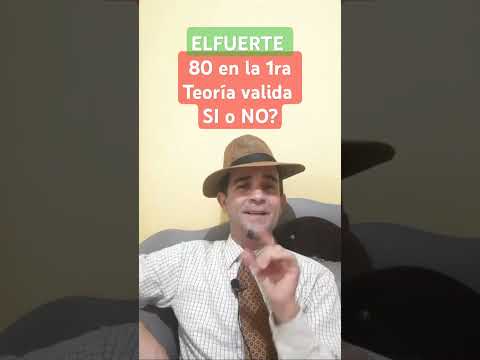 Felicidades a todos mis suscriptores que ganaron con el 80 en la primera, es válida o no mi teoría?