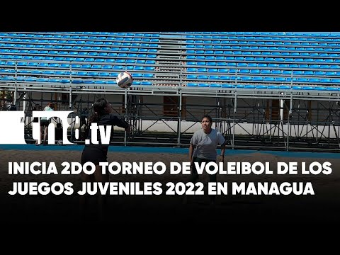 Inauguran 2do torneo de Voleibol Playa masculino y femenino en Managua - Nicaragua