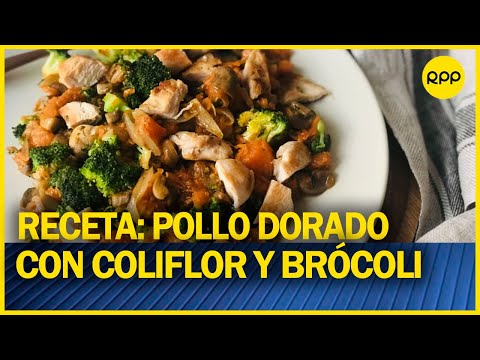 Cocina en un 2 x 3: ¿cómo preparar un delicioso Pollo dorado con coliflor y brócoli?