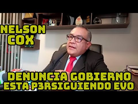 NELSON COX DENUNCIA COMO ESTAN REALIZANDO MONTAJE PARA ACUS4R EVO MORALES..